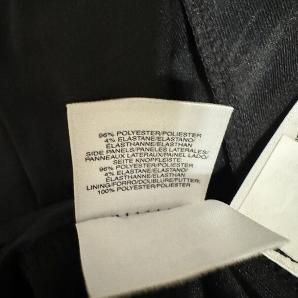 Kasper Size 8 Multi-Color w/Geometric Print 3/4 Sleeve Mid-Calf Sheath Dress - Picture 5 of 5